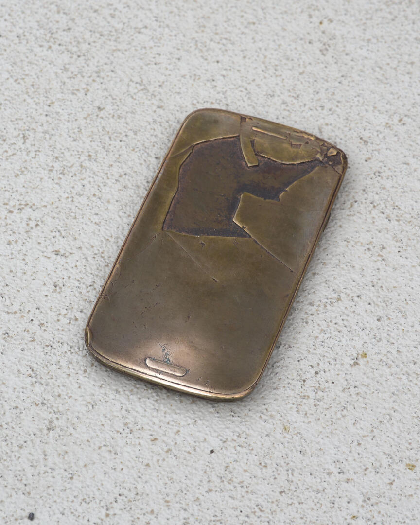 o.T. / 0,7x6,5x13cm / Bronze / 2017